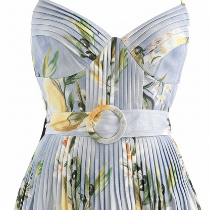 Serene High Waisted Retro Dress