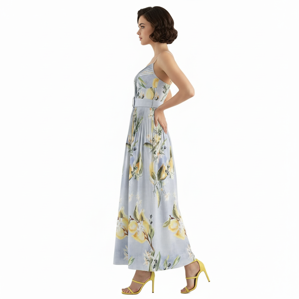 Serene High Waisted Retro Dress