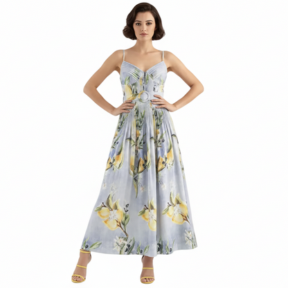 Serene High Waisted Retro Dress