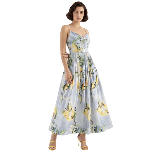Serene High Waisted Retro Dress