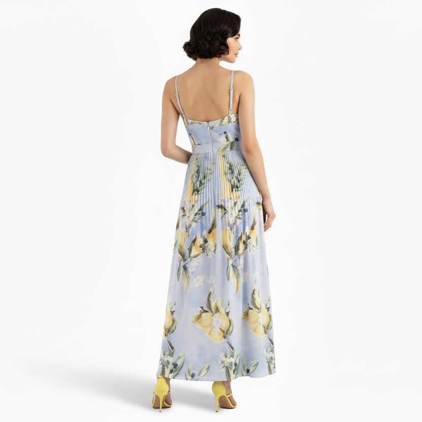 Serene High Waisted Retro Dress