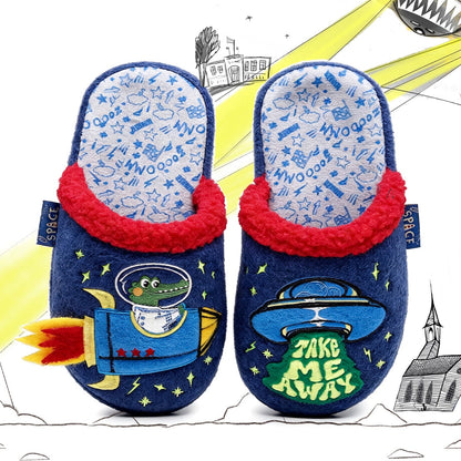 Children's Take Me Away Space Slippers