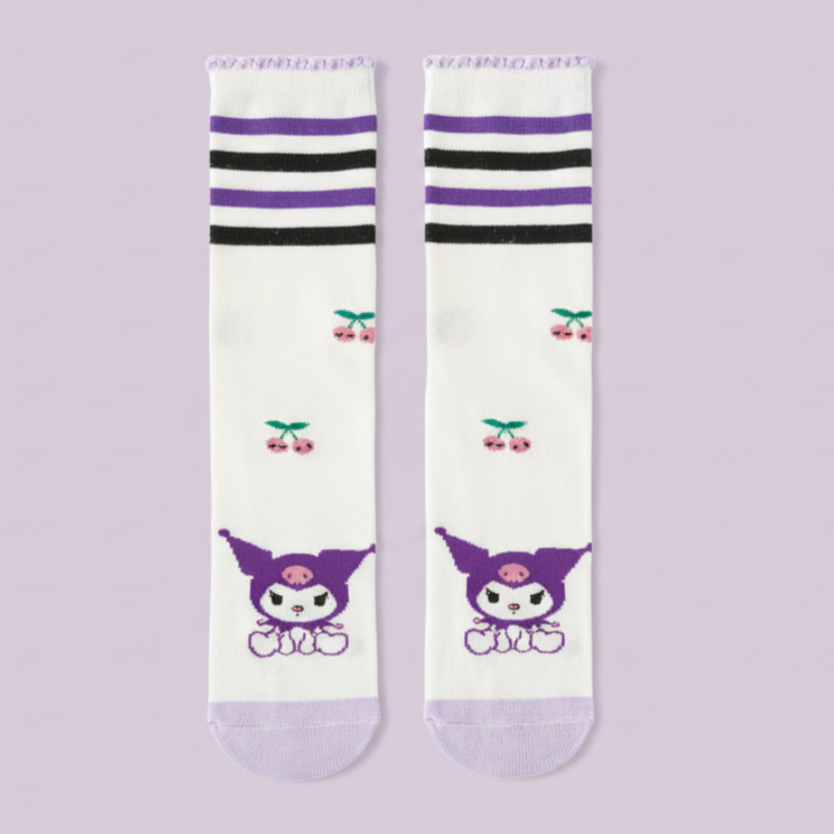 Adorable Kuromi Knee-High Ultra Soft Socks