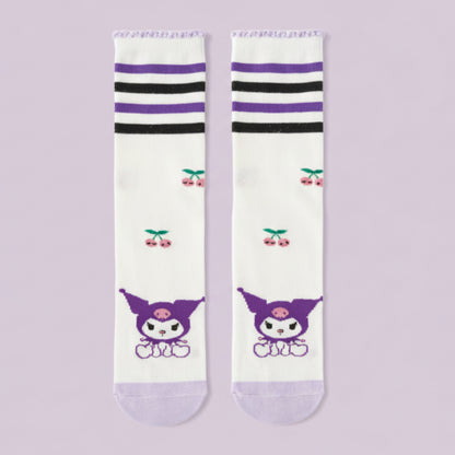 Adorable Kuromi Knee-High Ultra Soft Socks