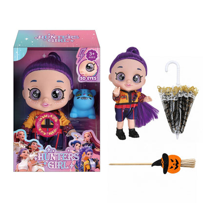Hunters Girls Magic Witch Halloween Doll Playset