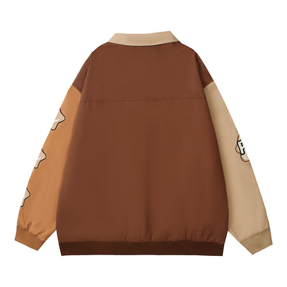 Tom and Jerry Patchwork Varsity Jacket