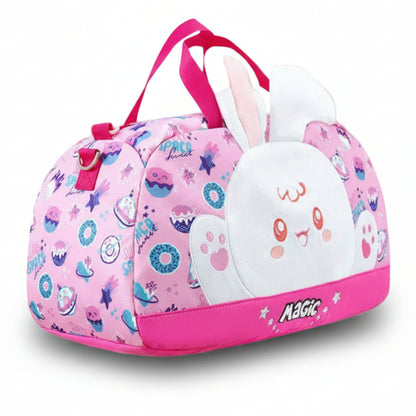 Large Pixie Pack Girls Duffel Bag - Bunny