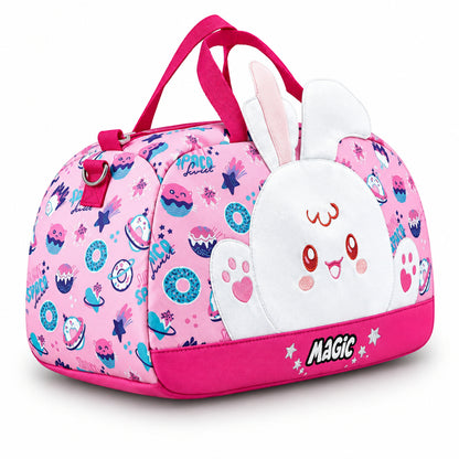 Extra Large 3D Pixie Pack Girls Bunny Duffel Bags