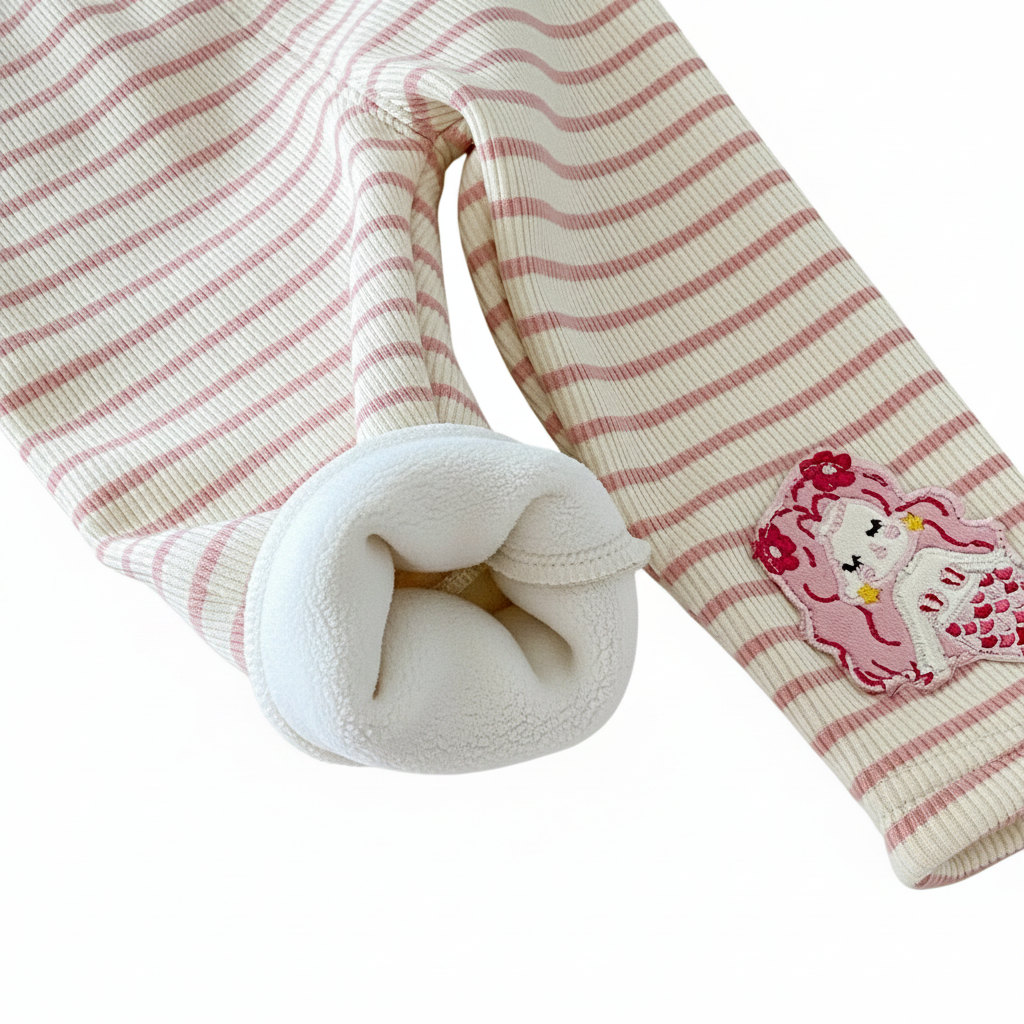 Girls' Mermaid Sweatshirts and Leggings 2-Peice Outfit Set