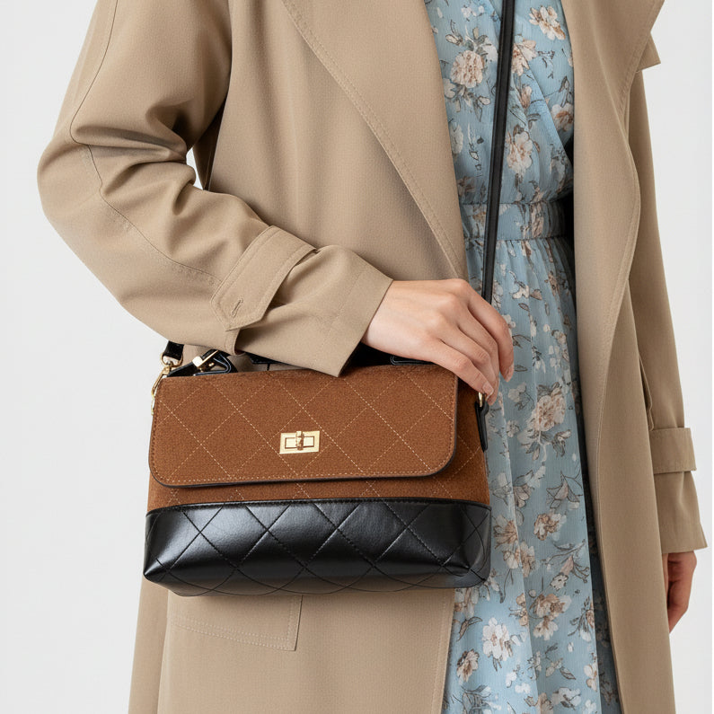 Women's Retro Luxe Satchel Bag
