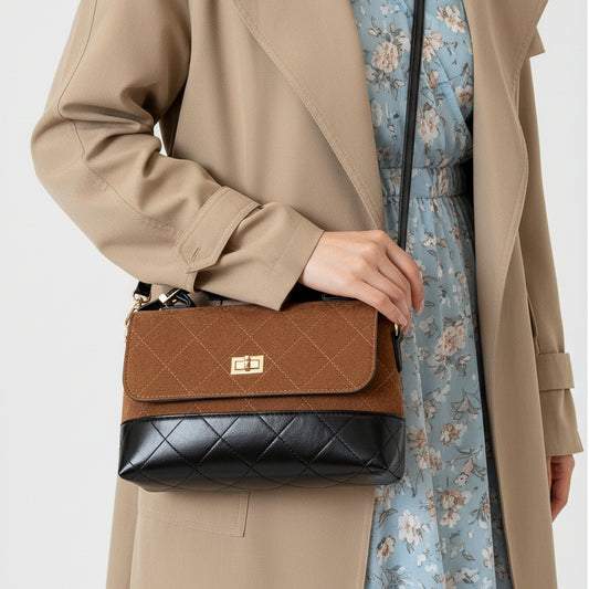 Women's Retro Luxe Satchel Bag