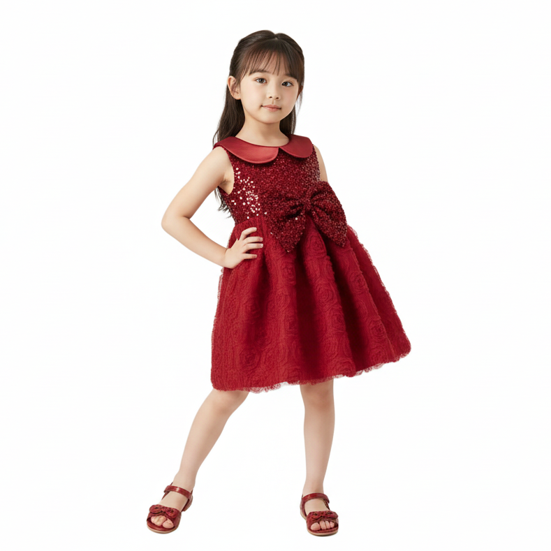 Girl's Sequin Princess Dress