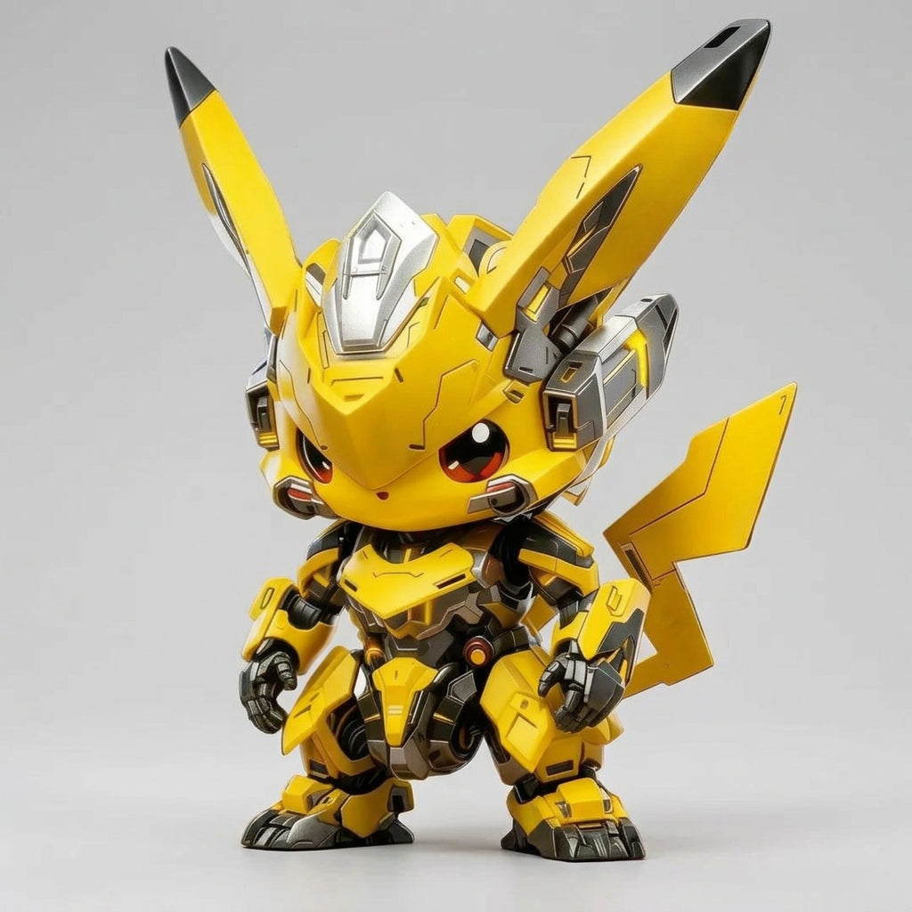 Pikachu X Bumblebee Mecha Pikachu Action Figure