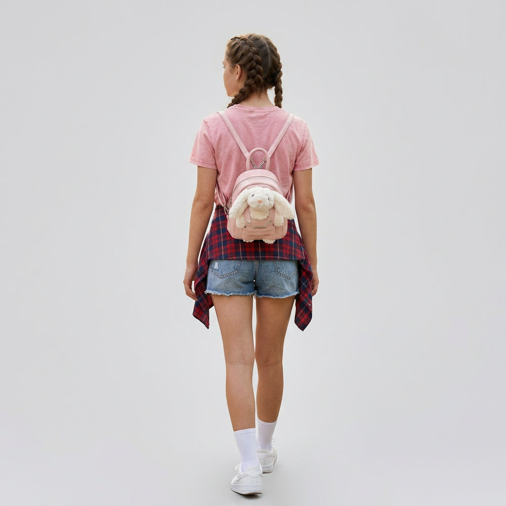 Bunny Plush Mini Backpack