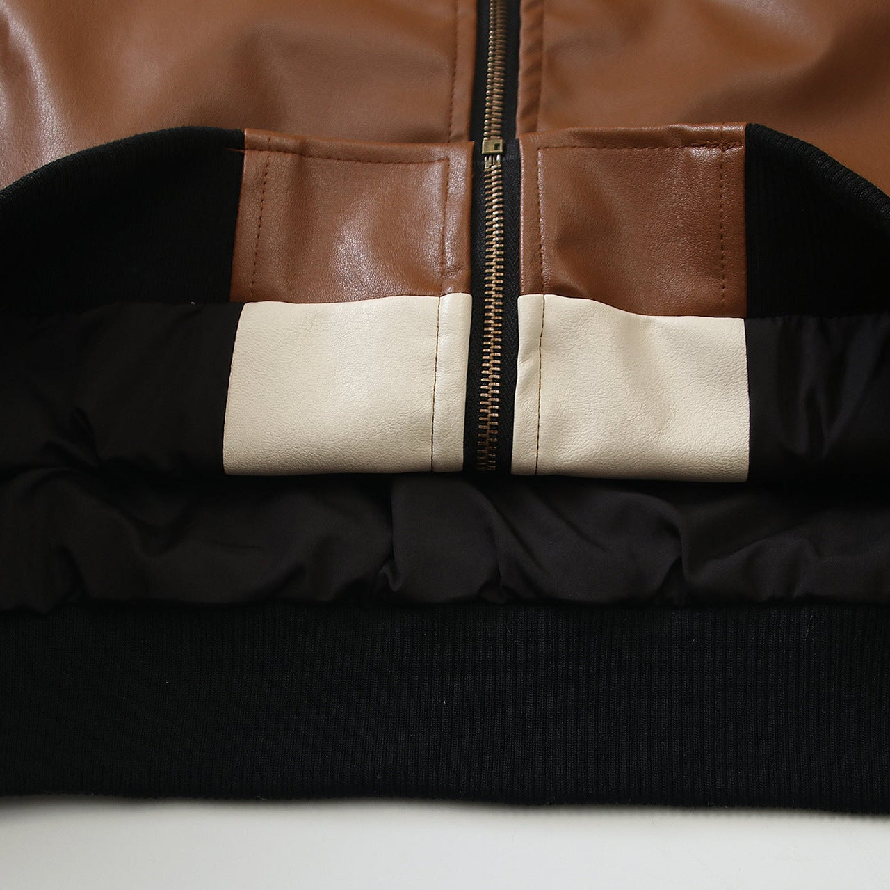 Snoopy "Disappear" PU Leather Varsity Jacket