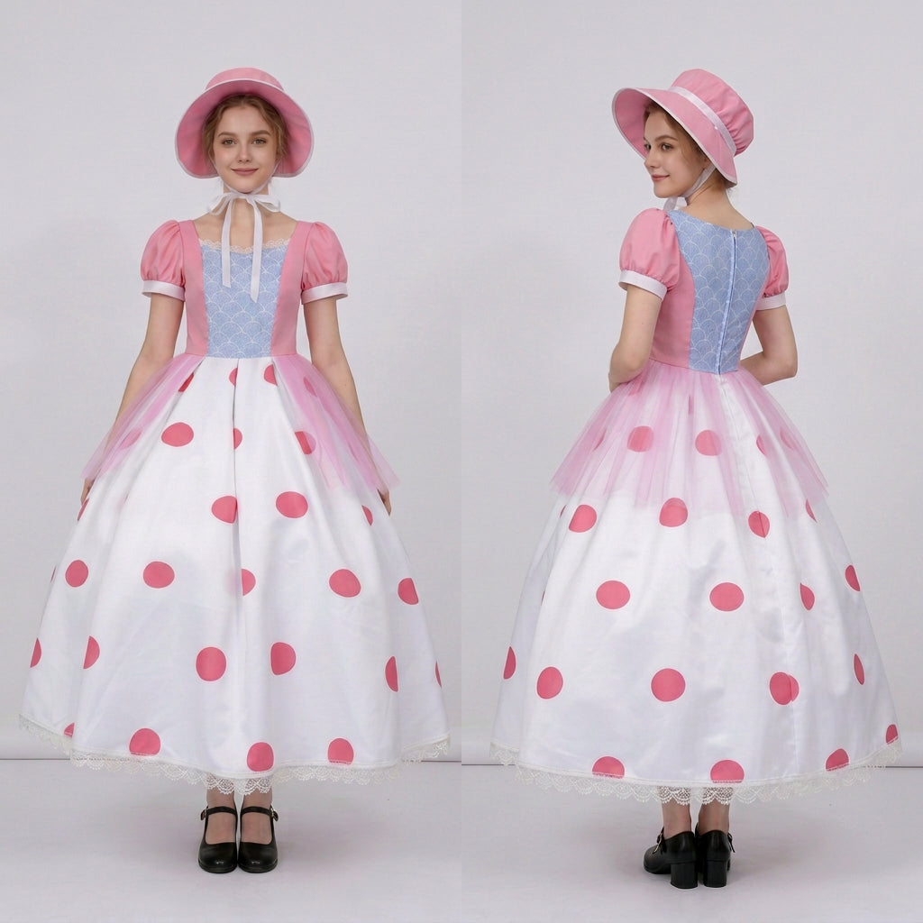 Female Bo Peep Dress Costume (Shepherdess)