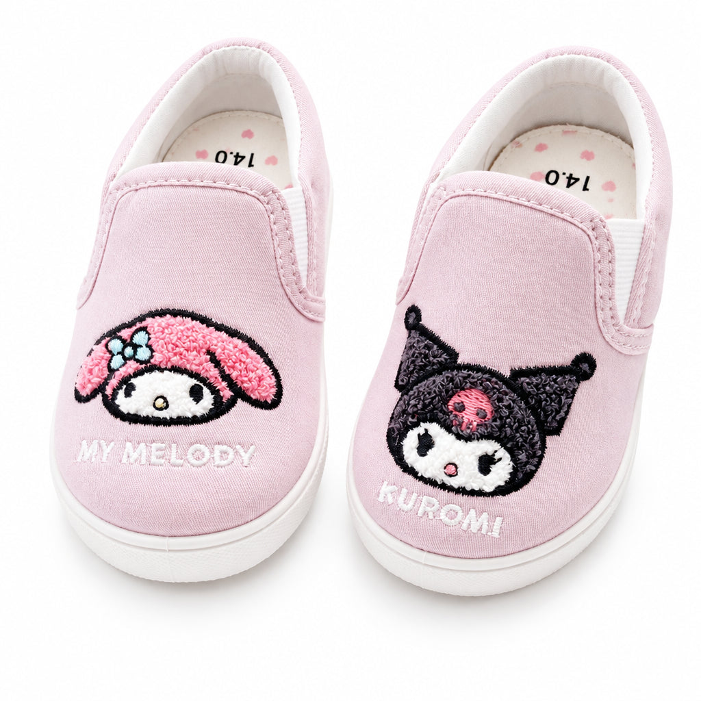 Sanrio My Melody & Kuromi Mismatched Toddler Canvas Loafers