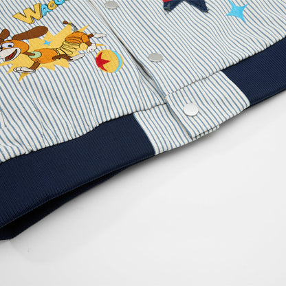 Toy Story Striped Patchwork Varsity Jacket