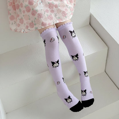 Adorable Kuromi Knee-High Ultra Soft Socks