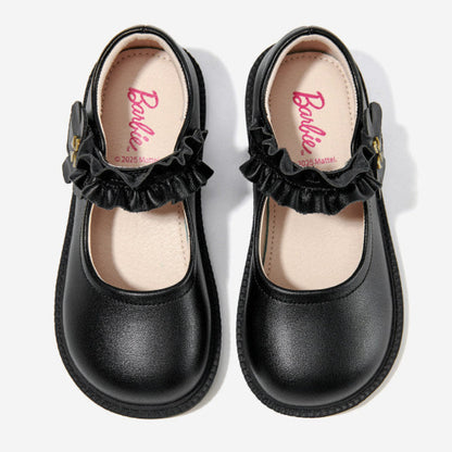 Barbie | Girls' Princess Black Leather Shoes