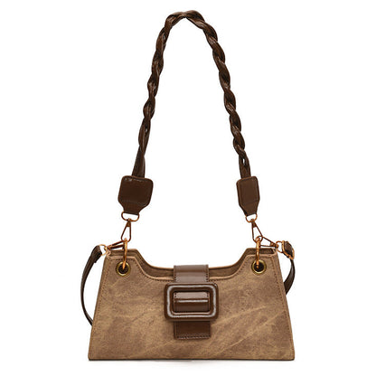 Buckle Retro Shoulder Bag