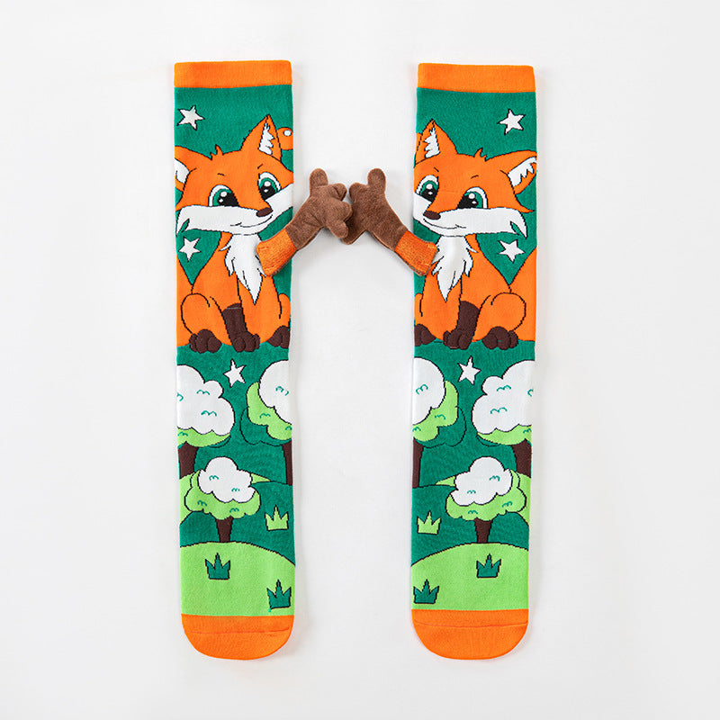Children's 3D Cartoon Knee-High Crazy Socks
