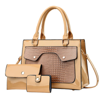 Classic LustraLuxe Trio Handbag/Crossbody Bag