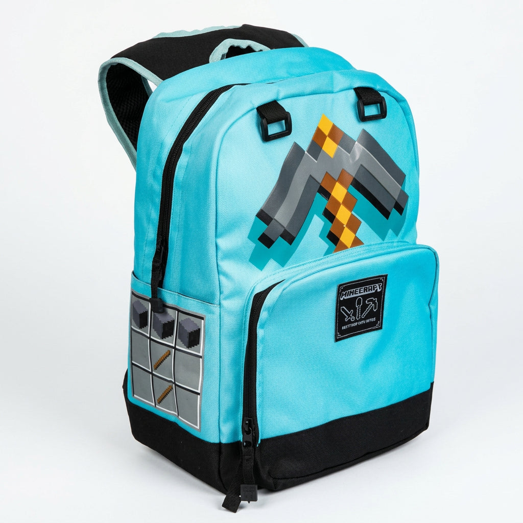 Minecraft Kids Waterproof Backpack Collection