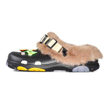 AeroGrip Patch Clog Sandals