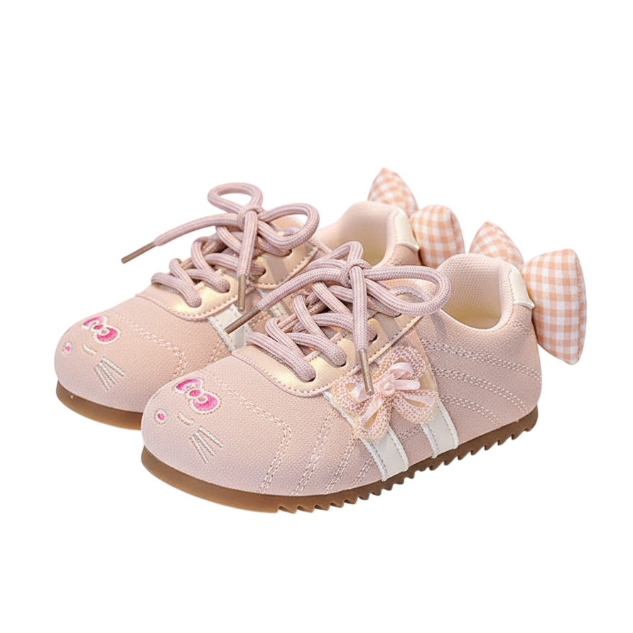 Bow-tiful Kitty Kids Casual Sneakers