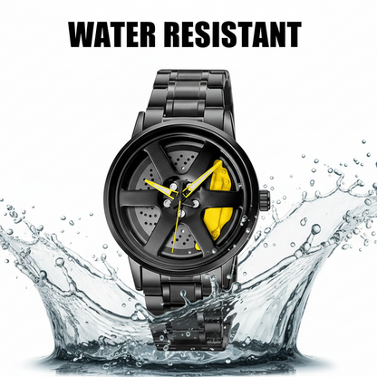 Radial Caliper X Matt Black Quartz Wristwatch