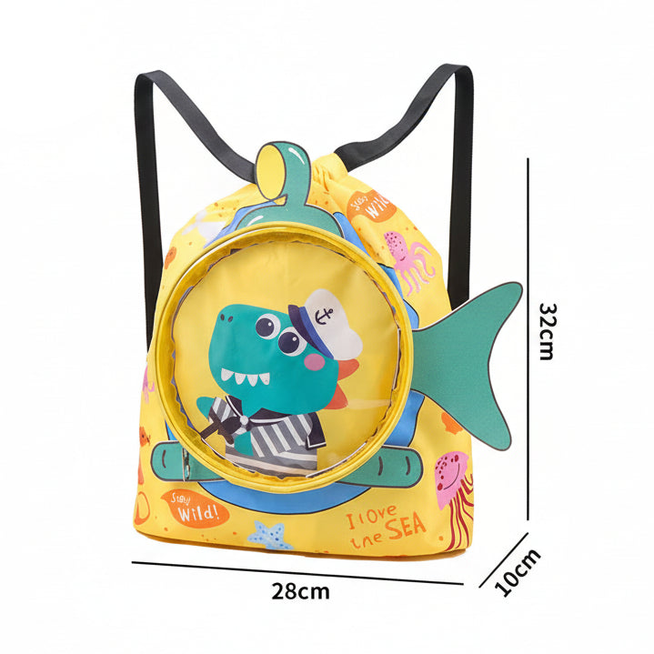Children's Waterproof Thick Swimming Backpack