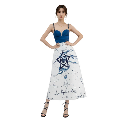 Constellation Elegant Temperament Midi Dress