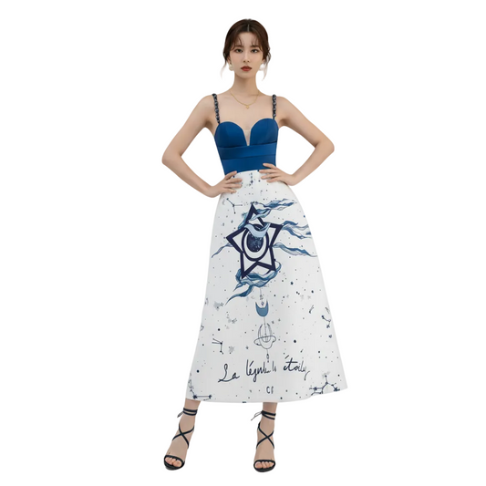 Constellation Elegant Temperament Midi Dress