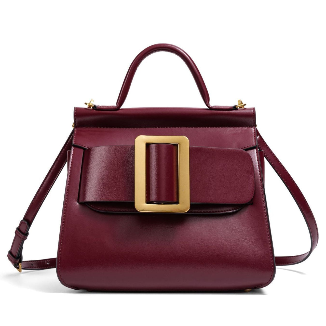 Buckle Satchel Shoulder / Crossbody Bag