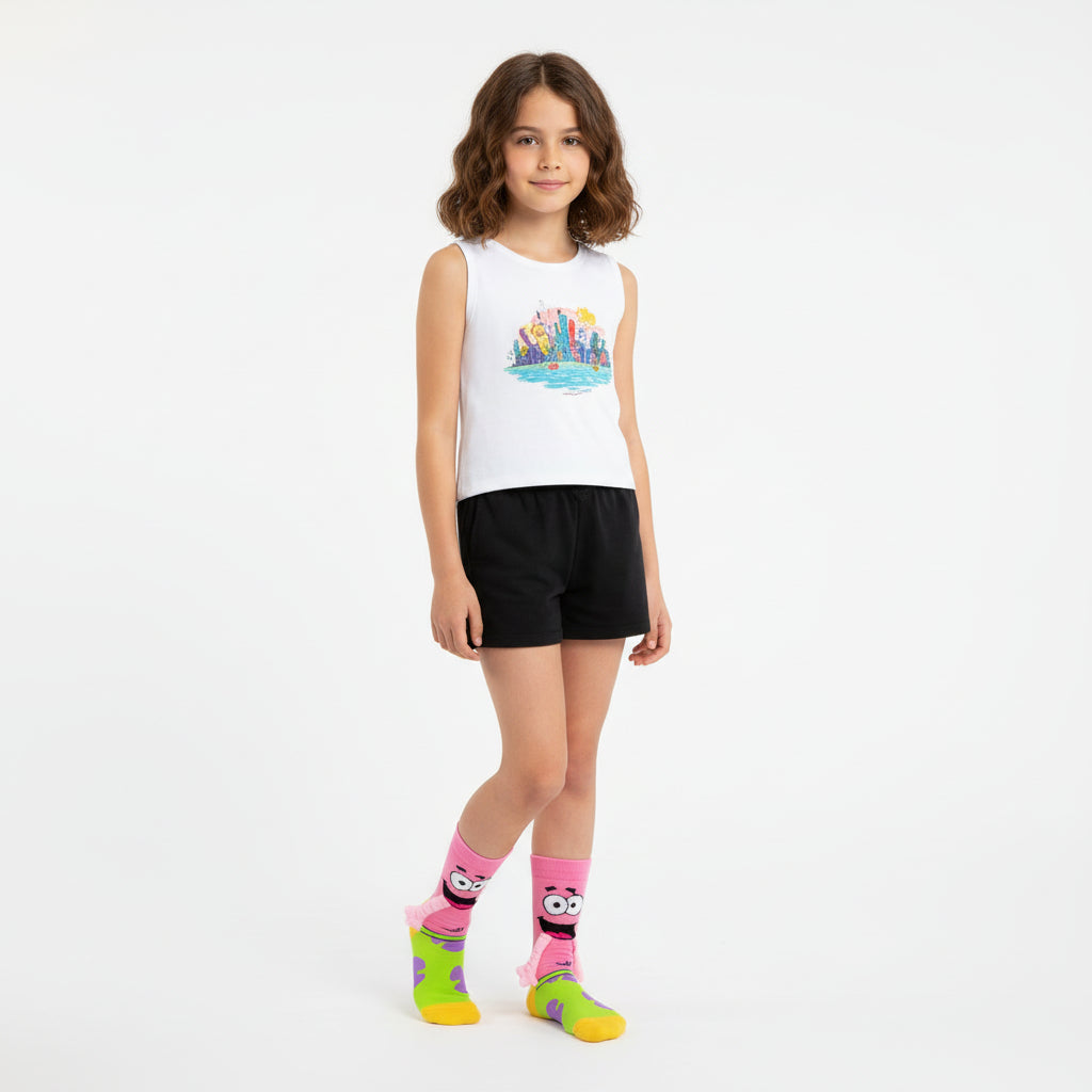 SpongeBob & Patrick 3D Crew Socks - Couple/BFF Socks