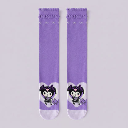 Adorable Kuromi Knee-High Ultra Soft Socks