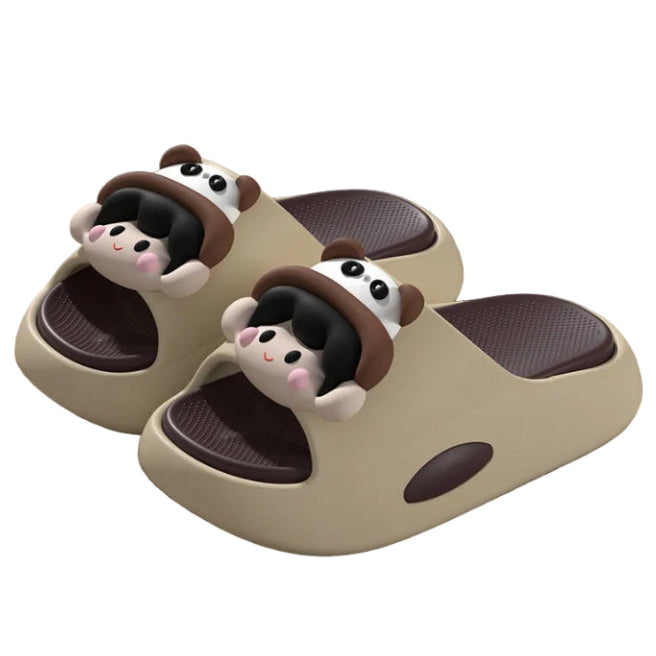 Munchkin Panda Hat Slippers