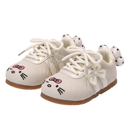 Bow-tiful Kitty Kids Casual Sneakers