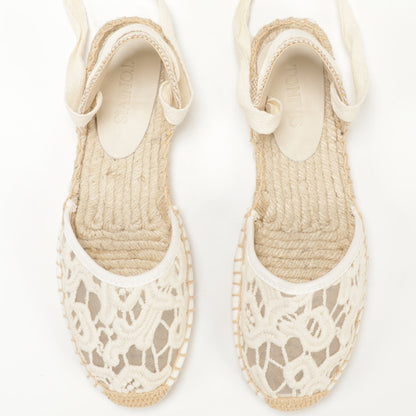 TONIVIS Women's Lace-Up Espadrille Sandals