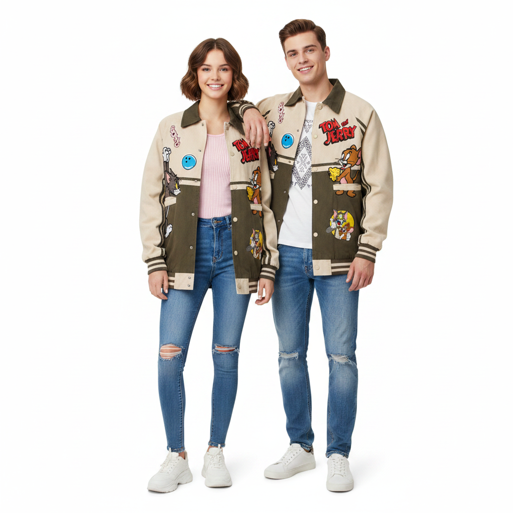 Tom and Jerry Classic Patchwork Jacket