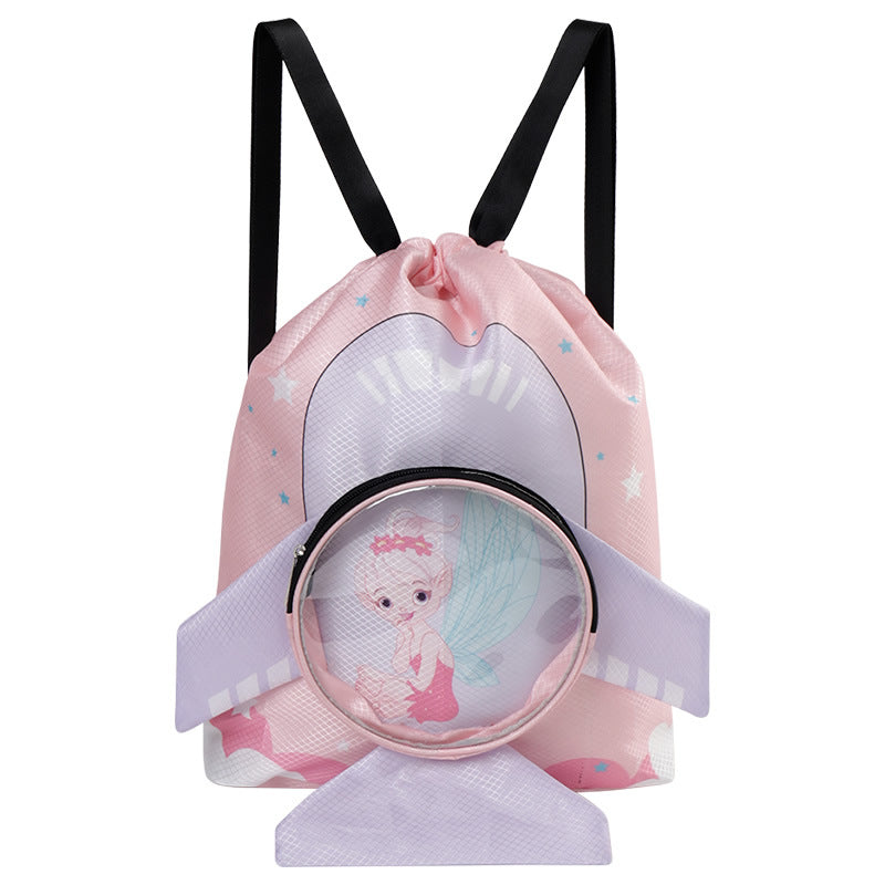 Kids Fun Cartoon Waterproof Beach Backpack