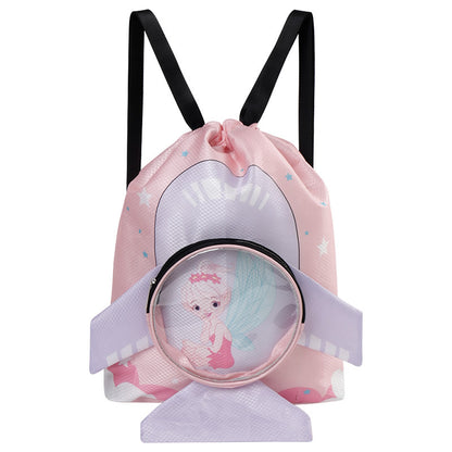 Kids Fun Cartoon Waterproof Beach Backpack