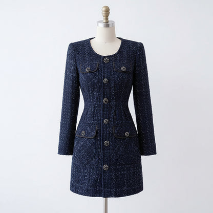 Prestige Tweed Long Sleeve Mini Dress.