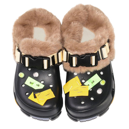 AeroGrip Patch Clog Sandals