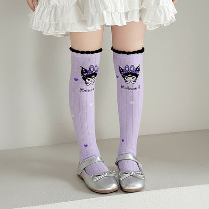 Adorable Kuromi Knee-High Ultra Soft Socks
