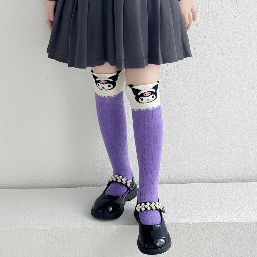 Adorable Kuromi Knee-High Ultra Soft Socks