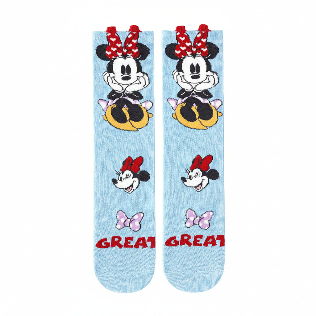 Kids Comfy Cartoon Character Knee-High Socks