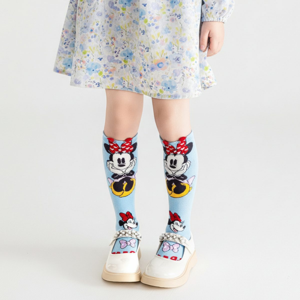 Kids Comfy Cartoon Character Knee-High Socks