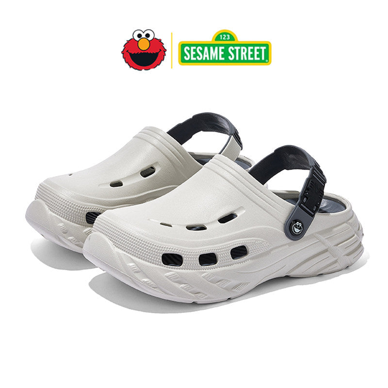 Sesame Street | Classic EVA Clog Mule Sandals - Light Gray